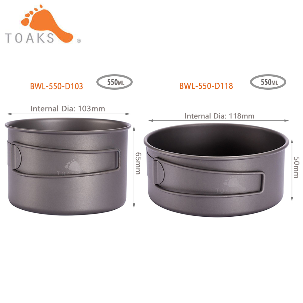 Походная титановая миска TOAKS – обзор и цена Camping Cooking Set Lightweight