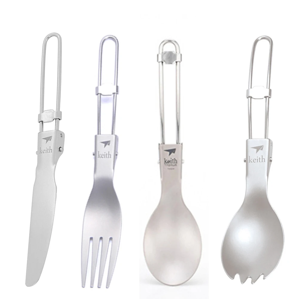 Keith уличная титановая складн – обзор и цена Camp Spork Set