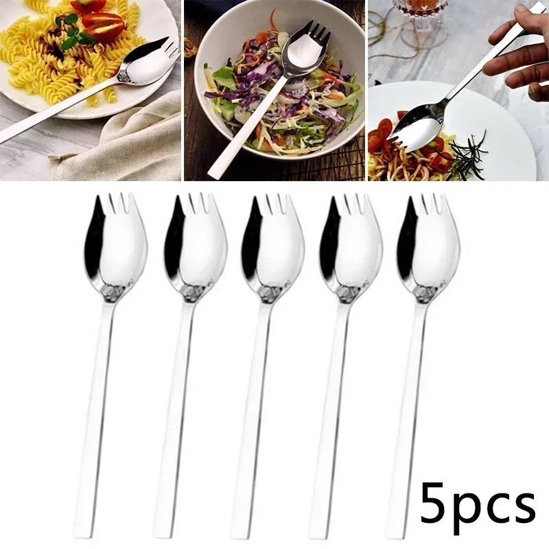 5 шт., набор вилок, ложка для  – обзор и цена Camp Spork Set